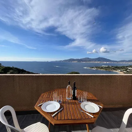 Appartement T2 Climatise Avec Terrasse Vue A Porticcio - Fr-1-61-604 *